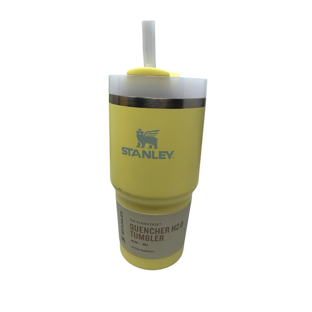 Stanley Quencher H2.0 FlowState Tumbler 20 oz Pomelo Yellow 10-10826-068